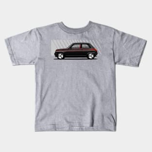 sport utility car black with background stripes Kids T-Shirt